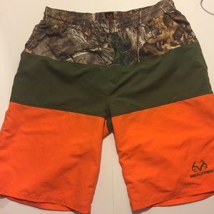 RealTree Men's Swim Trunks Camo block